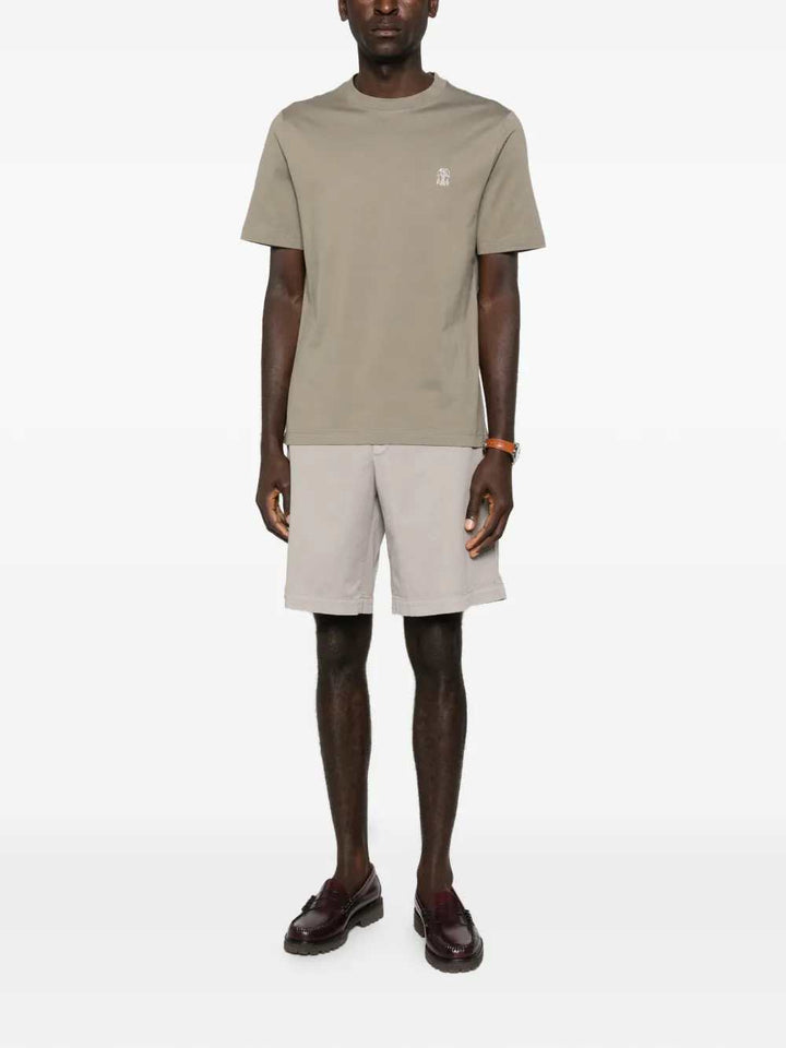 Brunello Cucinelli T-shirts - Verde | 45e6af619f808af620454e1aca9b613839fe585a