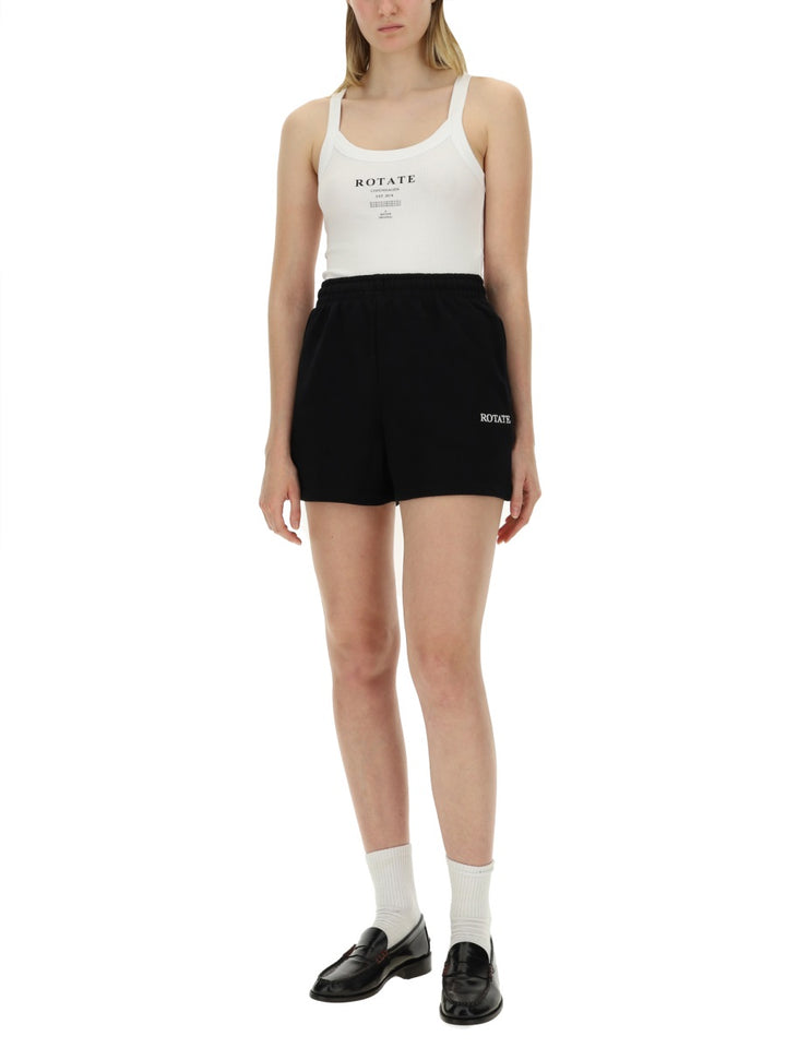 Rotate Birger Christensen Shorts - Nero | Wanan Luxury