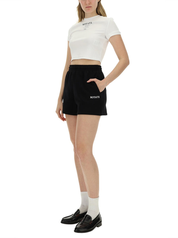 Rotate Birger Christensen T shirt - Bianco | Wanan Luxury