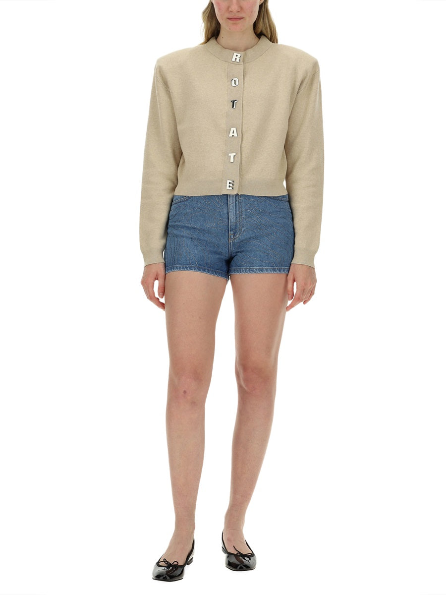 Rotate Birger Christensen Shorts - Blu | Wanan Luxury