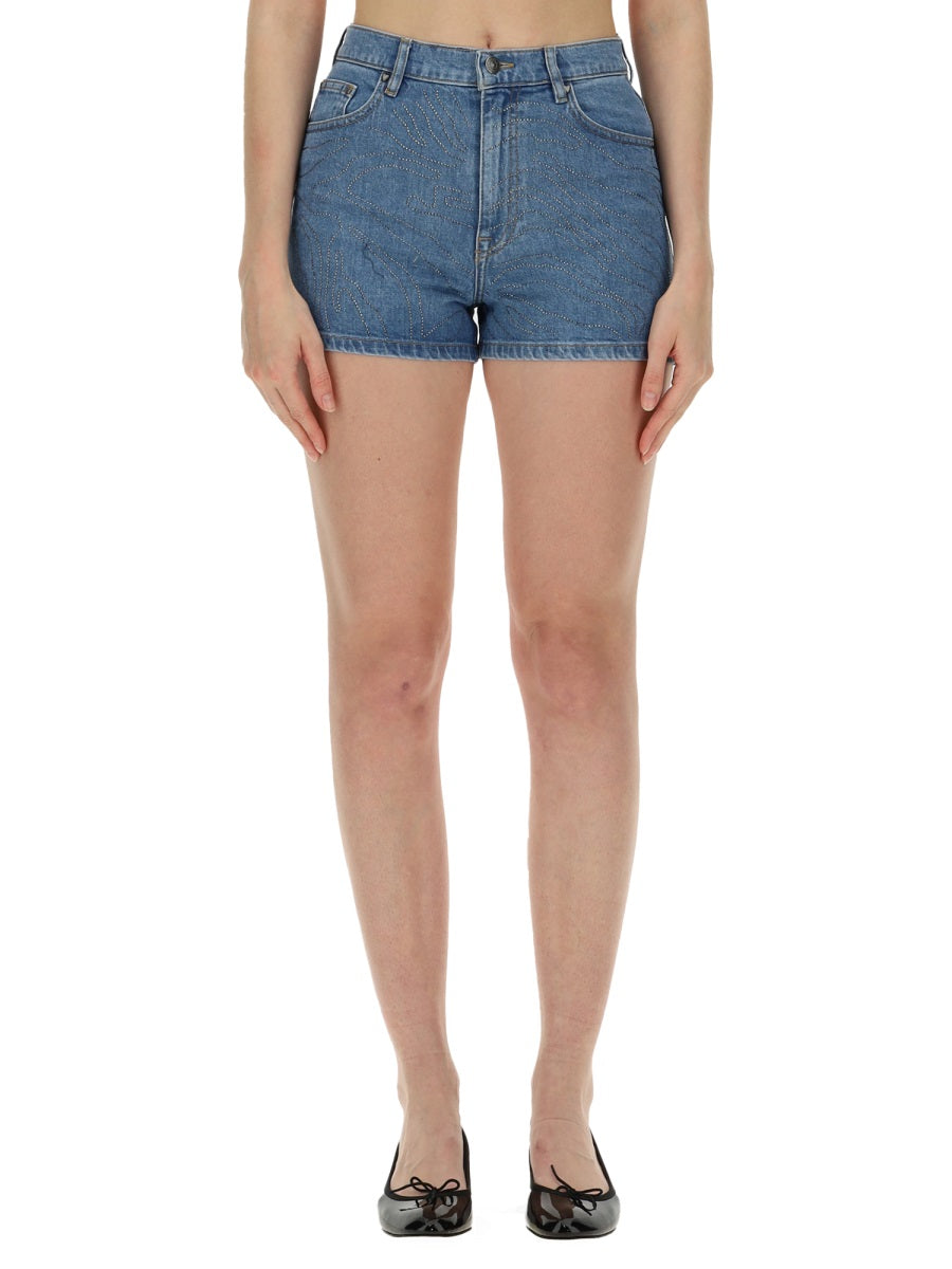 Rotate Birger Christensen Shorts - Blu | Wanan Luxury