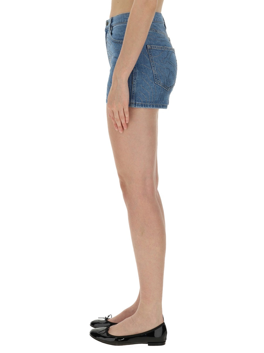 Rotate Birger Christensen Shorts - Blu | Wanan Luxury