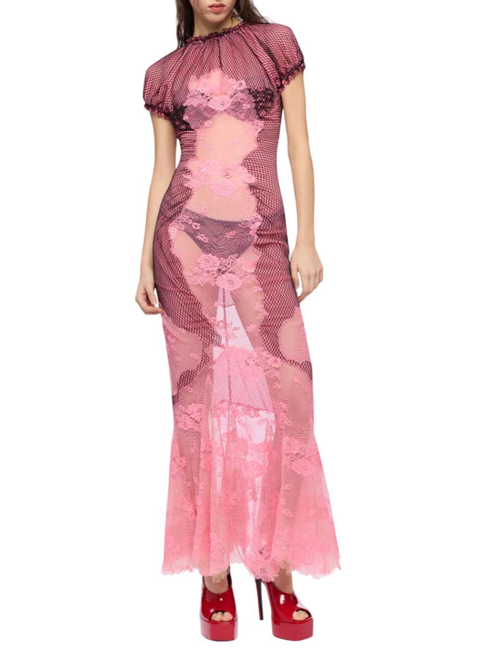 The Attico DRESS - Pink & Purple | dbcde4fb5b323d17e9606d27fdc459a4171e2123