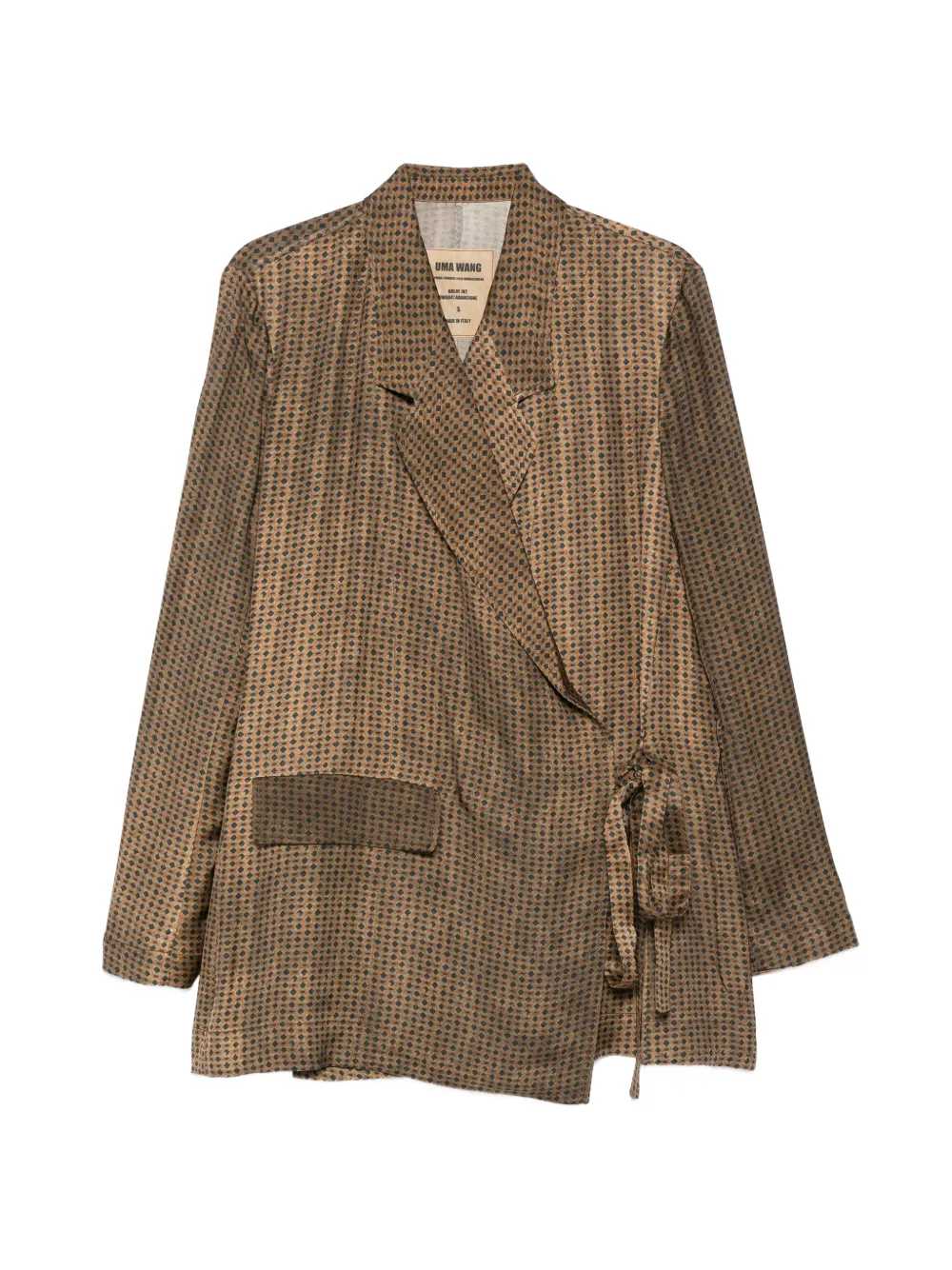 Uma Wang JACKET - Marrone | ab1143b3cbdfc1f1686fac6edd76061e6e67abc3