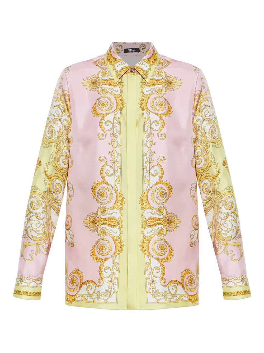 Versace SHIRT - Yellow & Orange | b27e8c57ac897f9016a8026a2512935eccddd3ef