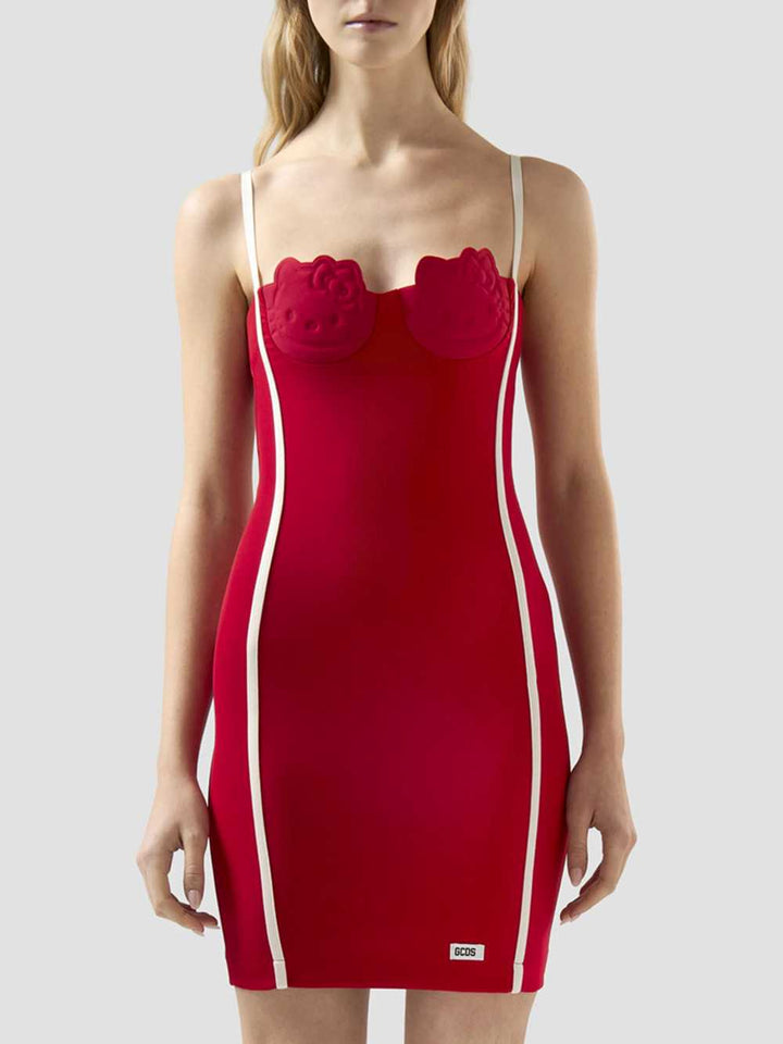 Gcds DRESS - Rosso | c81b614921793fe32a3bfdd3089a3fd00e547719
