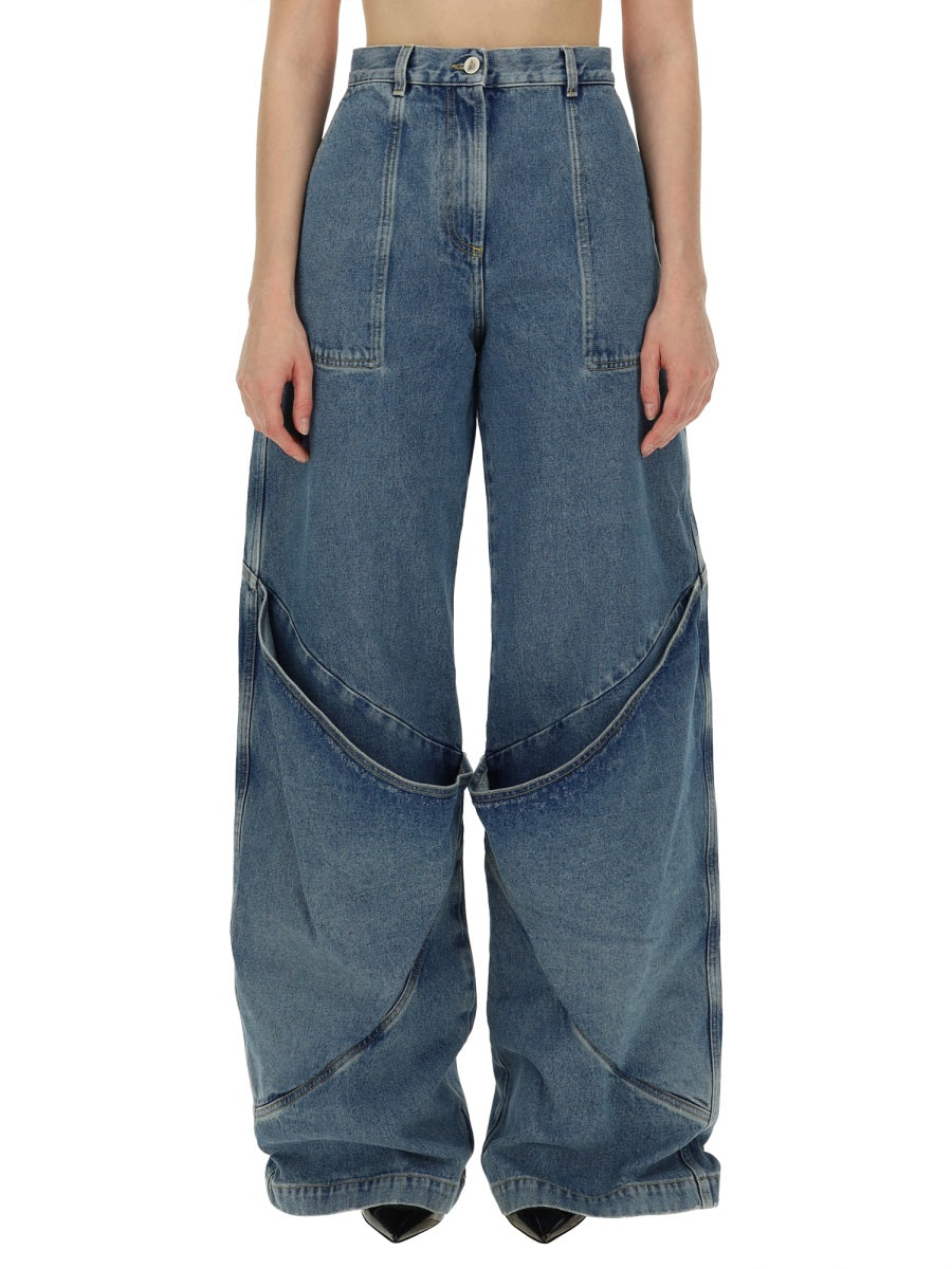 The Attico Jeans - Blu | Wanan Luxury