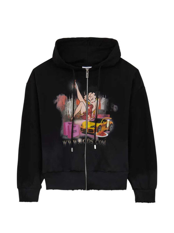 Gcds X Betty Boop Felpa Con Cappuccio