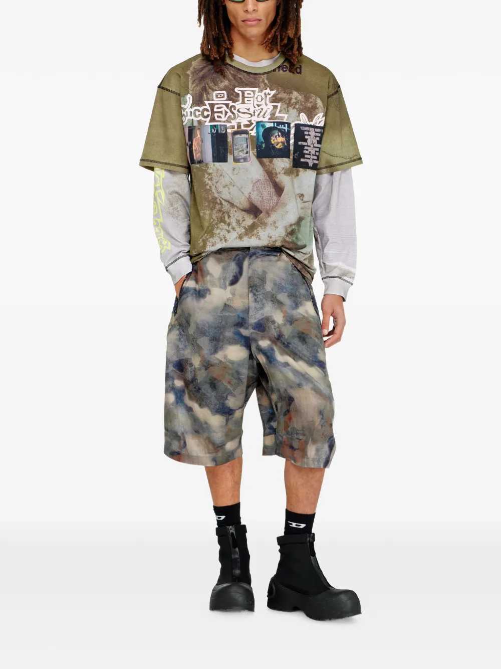 Diesel TSHIRT - Verde | dec965ee29ec1a184152674c2dd0b6ea4efdc1b1