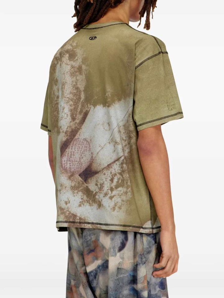 Diesel TSHIRT - Verde | 21f83944ecbf8aadf546135f8e8e7f57c596cc90