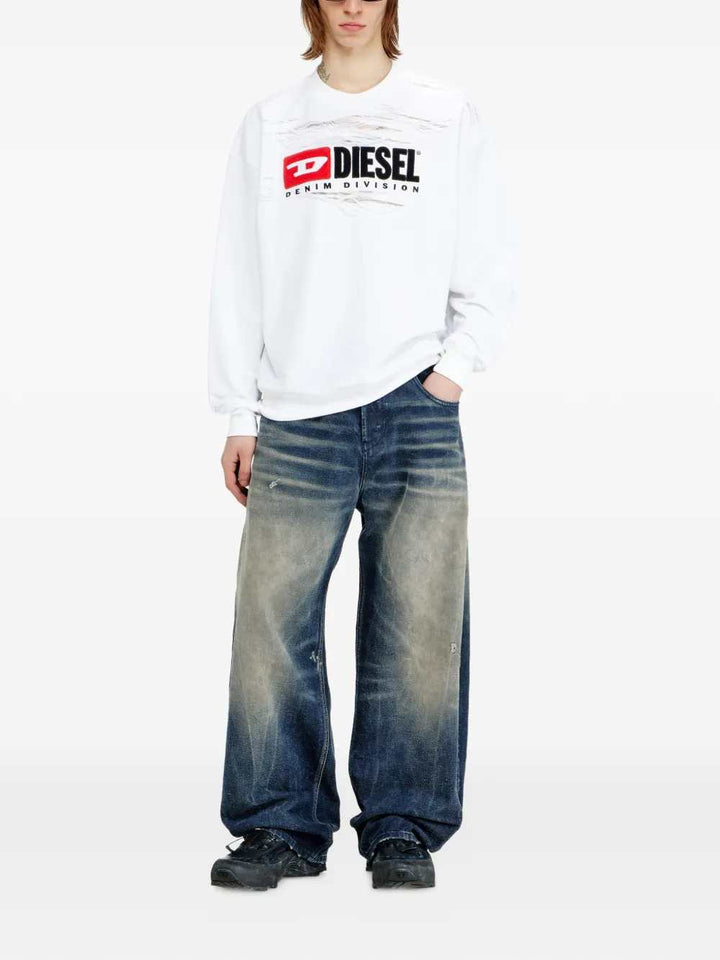 Diesel SWEATSHIRT - Bianco | 5eb74db90ee4942f06aa375b65b0aad821473b3d