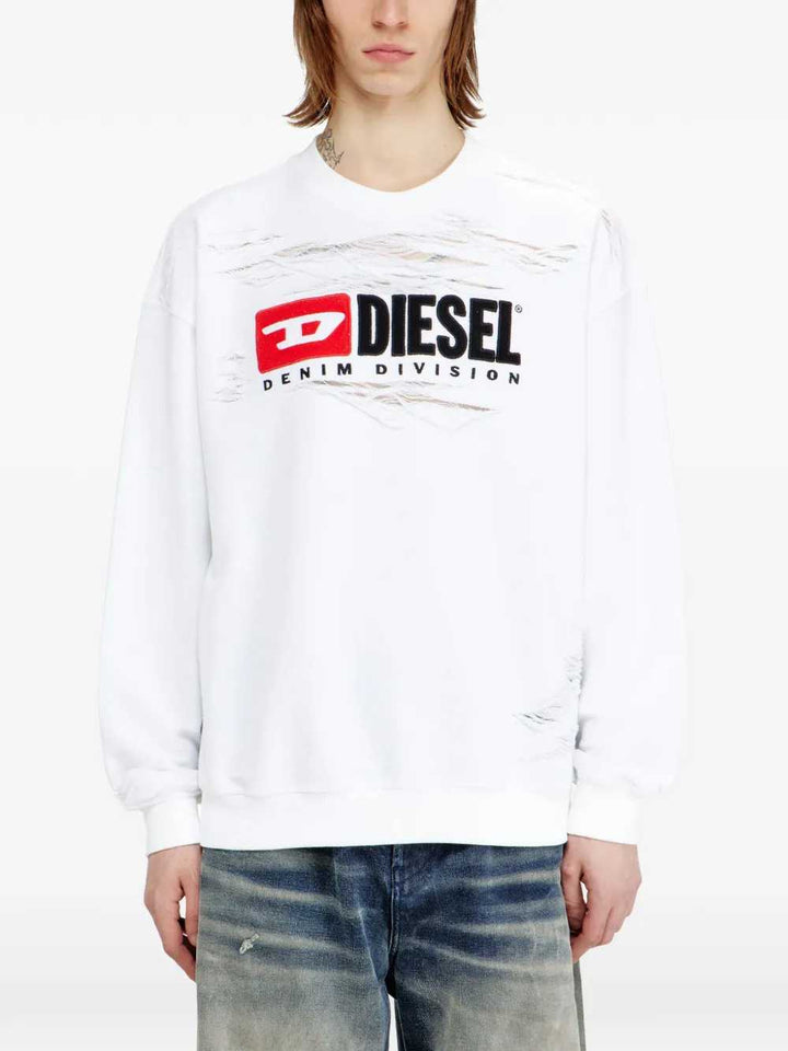 Diesel SWEATSHIRT - Bianco | fa53b40f64635f3314742d452d710229c4e9f703