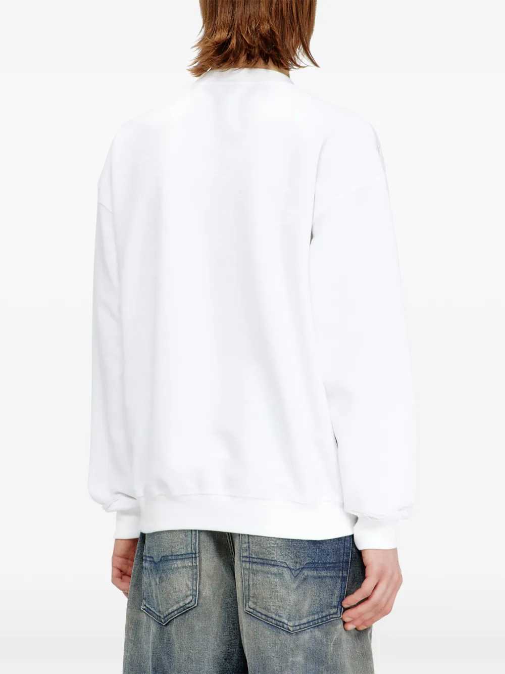 Diesel SWEATSHIRT - Bianco | 78cf47c2fc683f377bb9e106e6cd78cc6180040c
