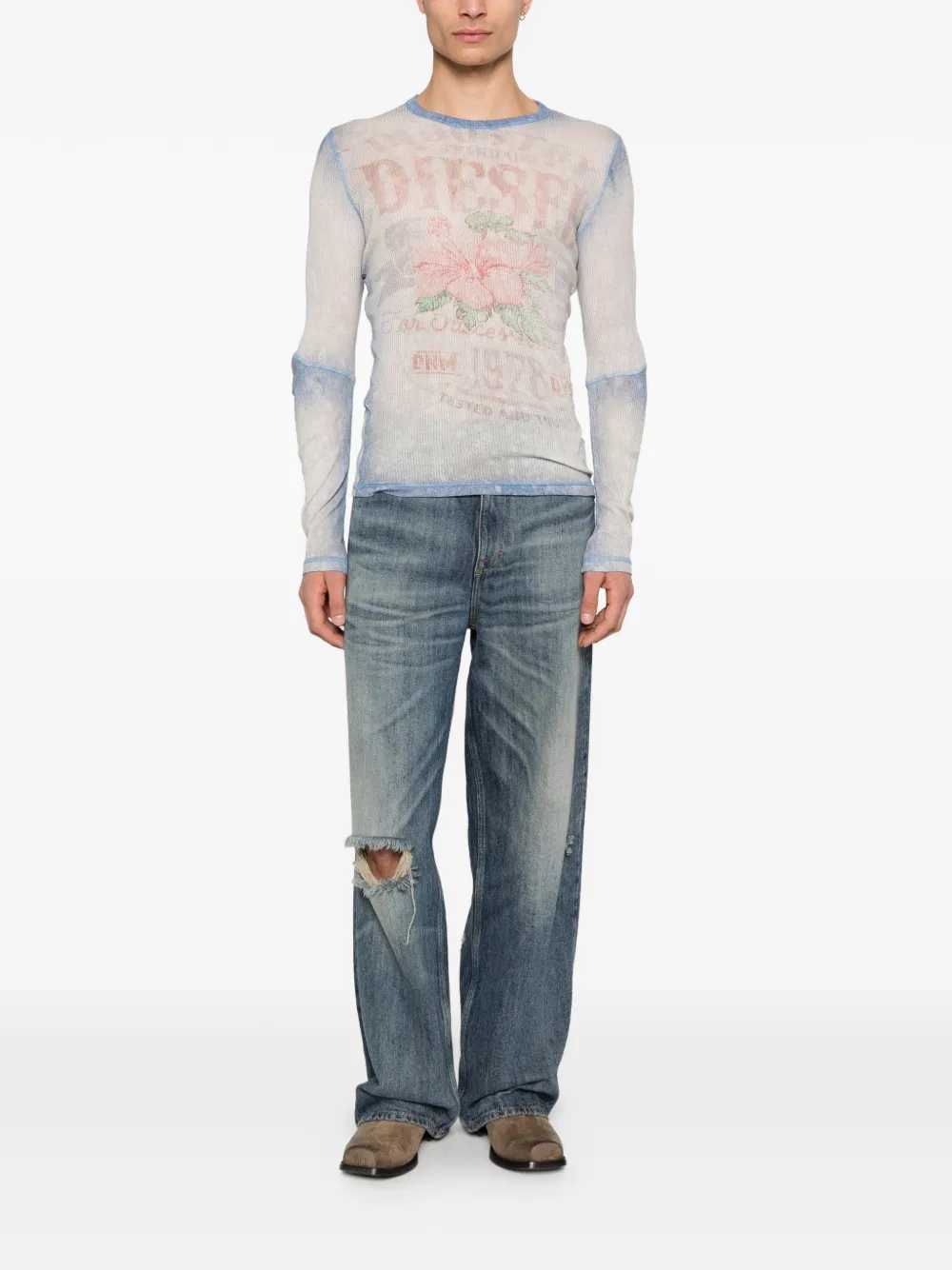Diesel TSHIRT - Blu | 08de90ae978ae6ad5aa22e9e71977bc01c1d3778