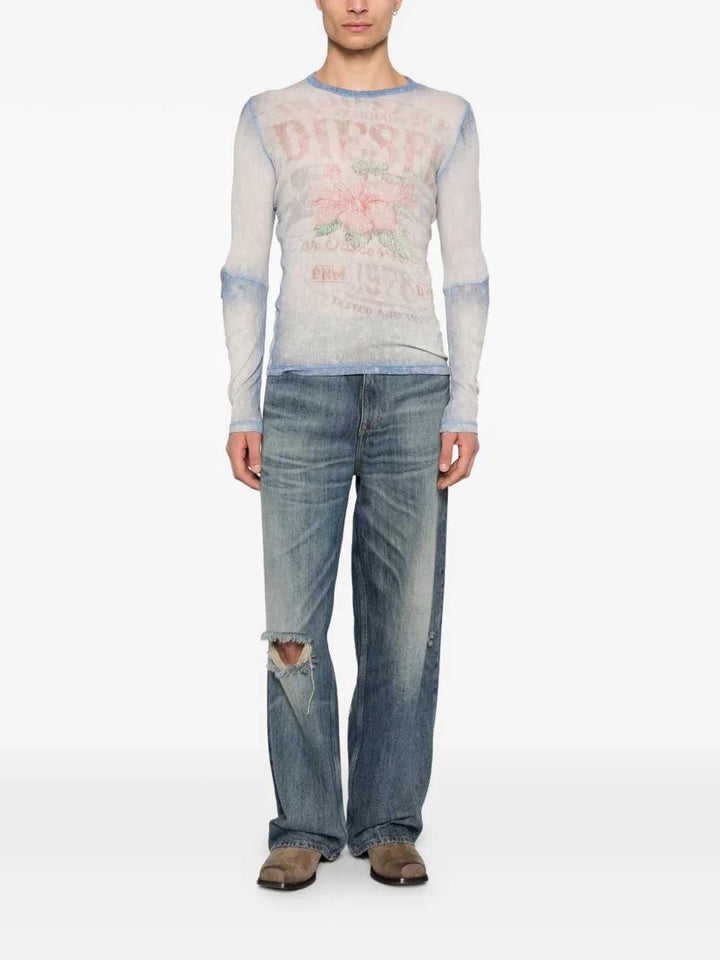 Diesel TSHIRT - Blu | 08de90ae978ae6ad5aa22e9e71977bc01c1d3778