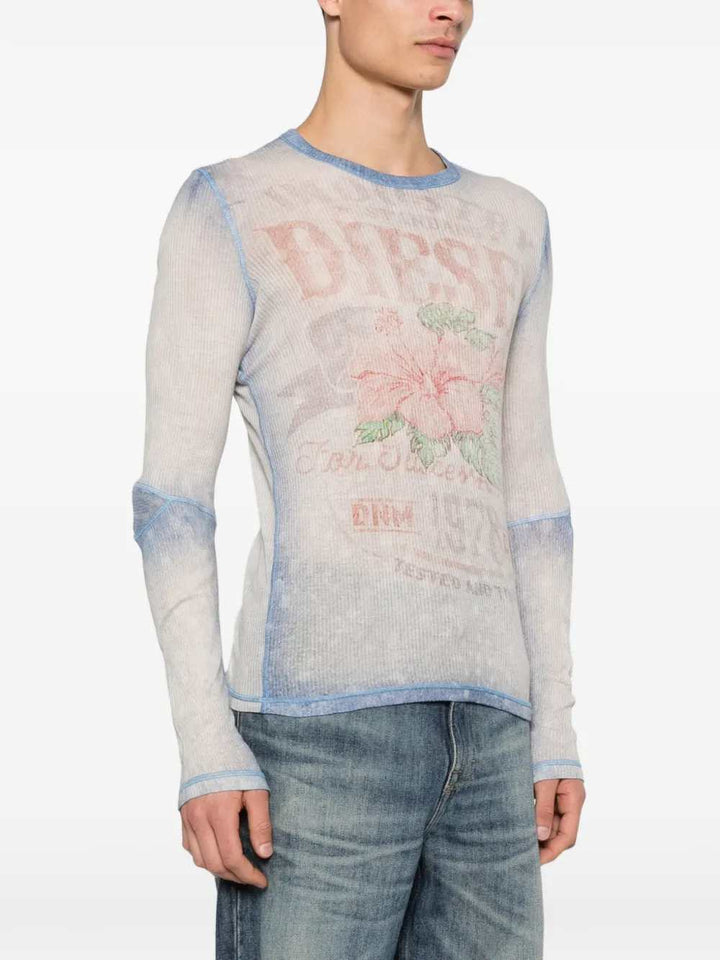 Diesel TSHIRT - Blu | de51393caf6e023db6be988b9a0fab6a84f1edde