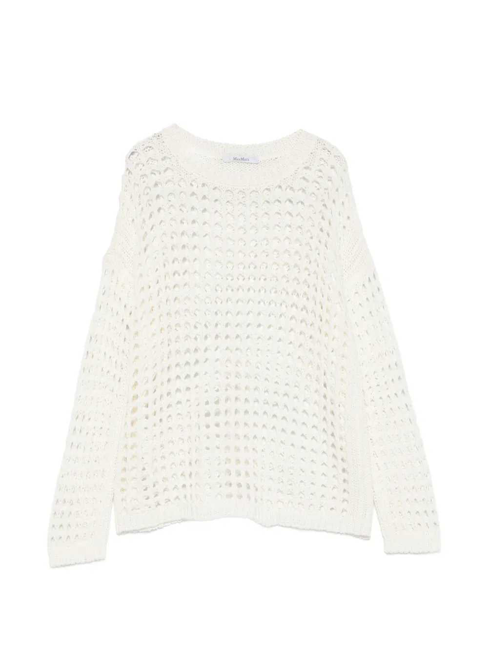 Max Mara SWEATER - Bianco | 0c1180a7ed226a94d33e14c02792fd30e42681bf