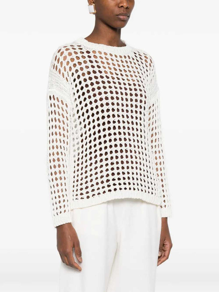 Max Mara SWEATER - Bianco | b824fc84ae5cd77d81e048e8b56e9964bf7e74bf