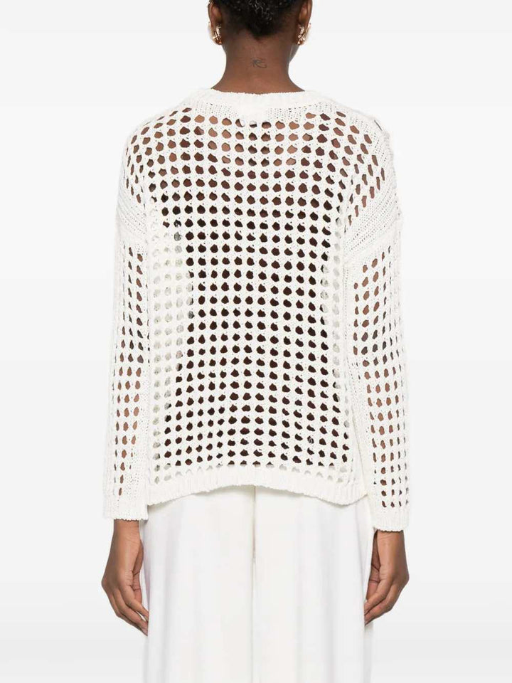 Max Mara SWEATER - Bianco | 5745165385d507eecc114812128cd1ebbcc44ac1