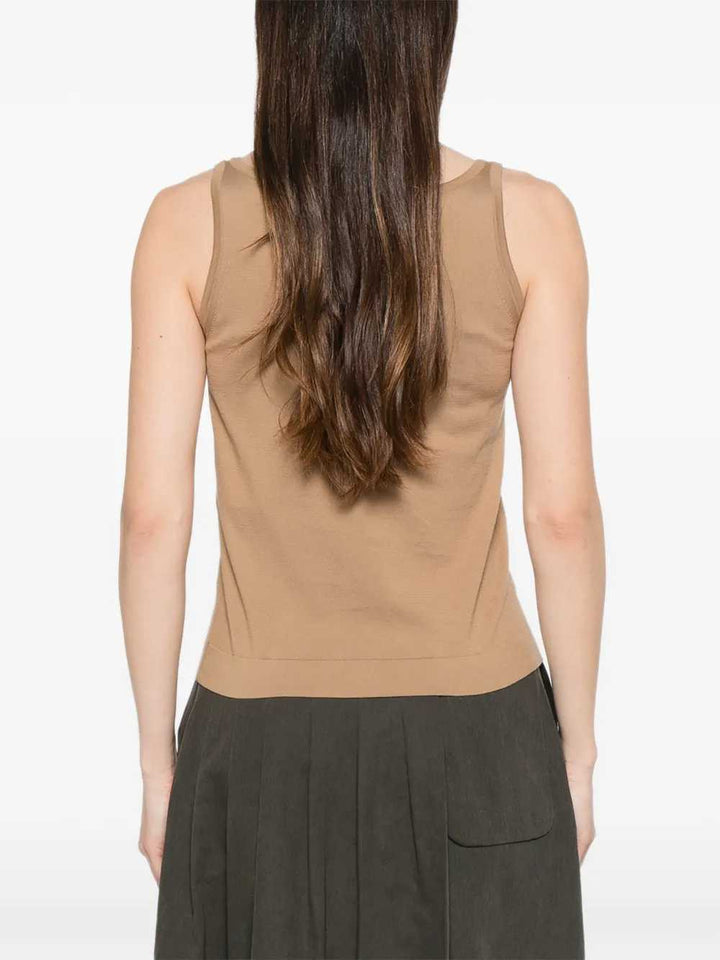 Max Mara TOP - Marrone | f4f935f2e1c3b63611732361fc6f63f082aa576f