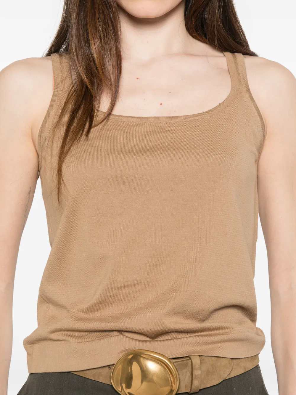 Max Mara TOP - Marrone | 1eb64a4768e413635aa505fdc1693993dfe5510e