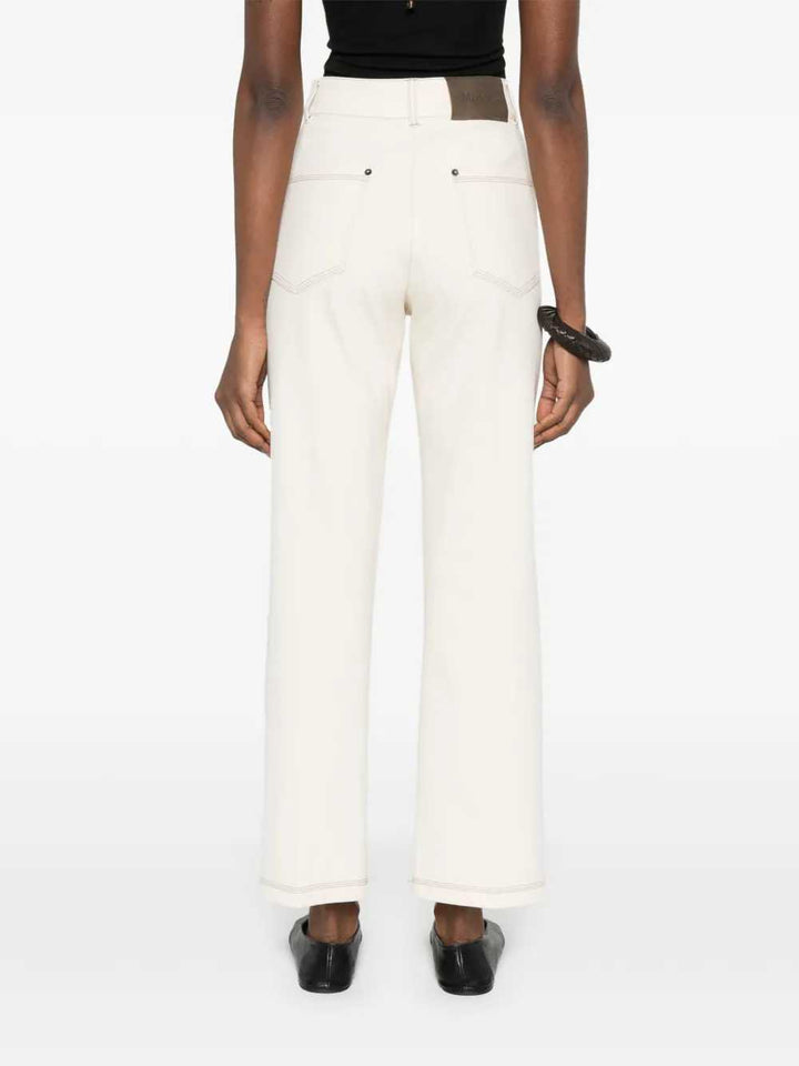 Max Mara PANTS - Bianco | e56dd7f749b430ad82375eea028cc21008534514