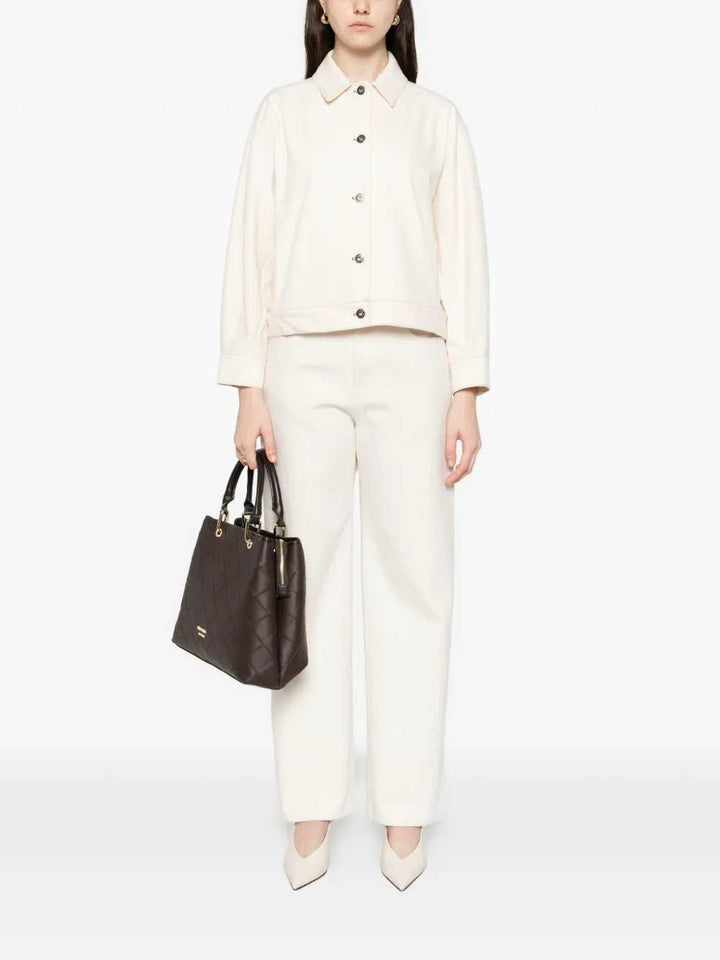 Max Mara JACKET - Bianco | 99f071851cfdd5e441837d7f78919aaa494afcfc