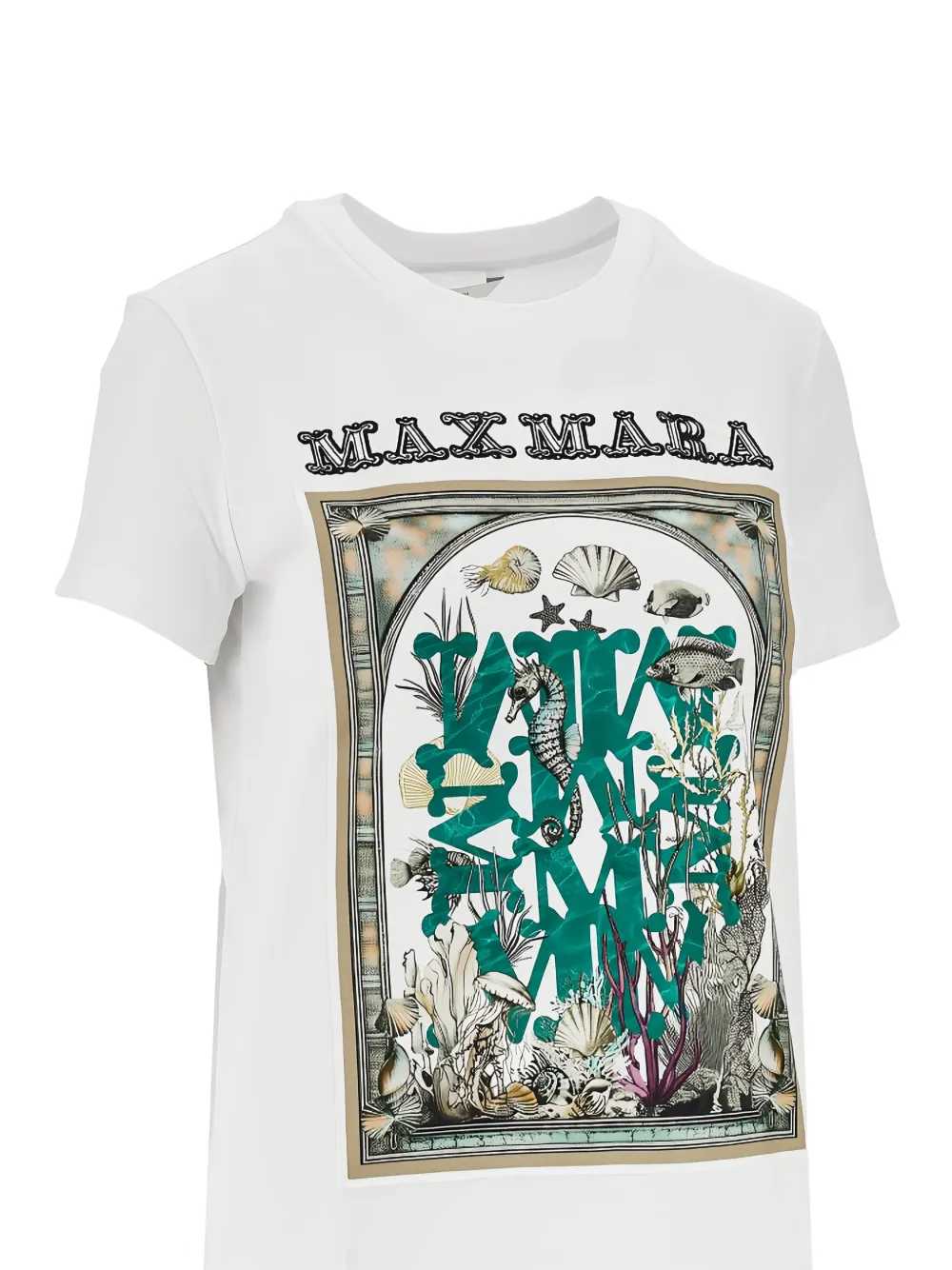 Max Mara TSHIRT - Bianco | 62d27de7c36f577a87e5e0cf37d5e314721ed365
