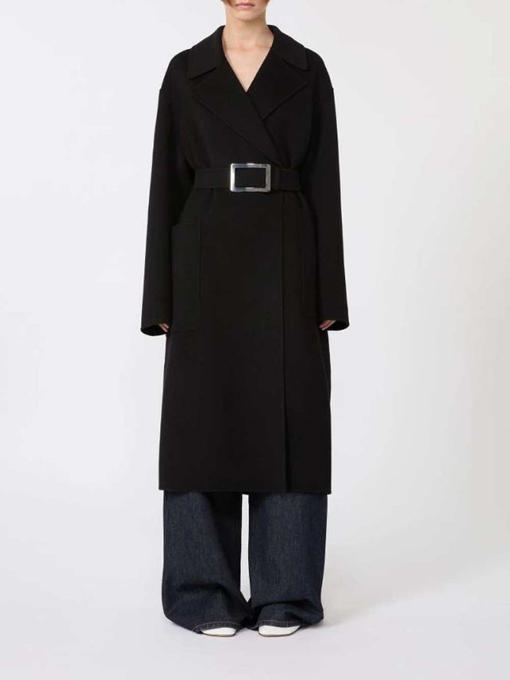 Sportmax COAT - Nero | 3fe17aa67788bc254516293777ebd73aa6a306fe
