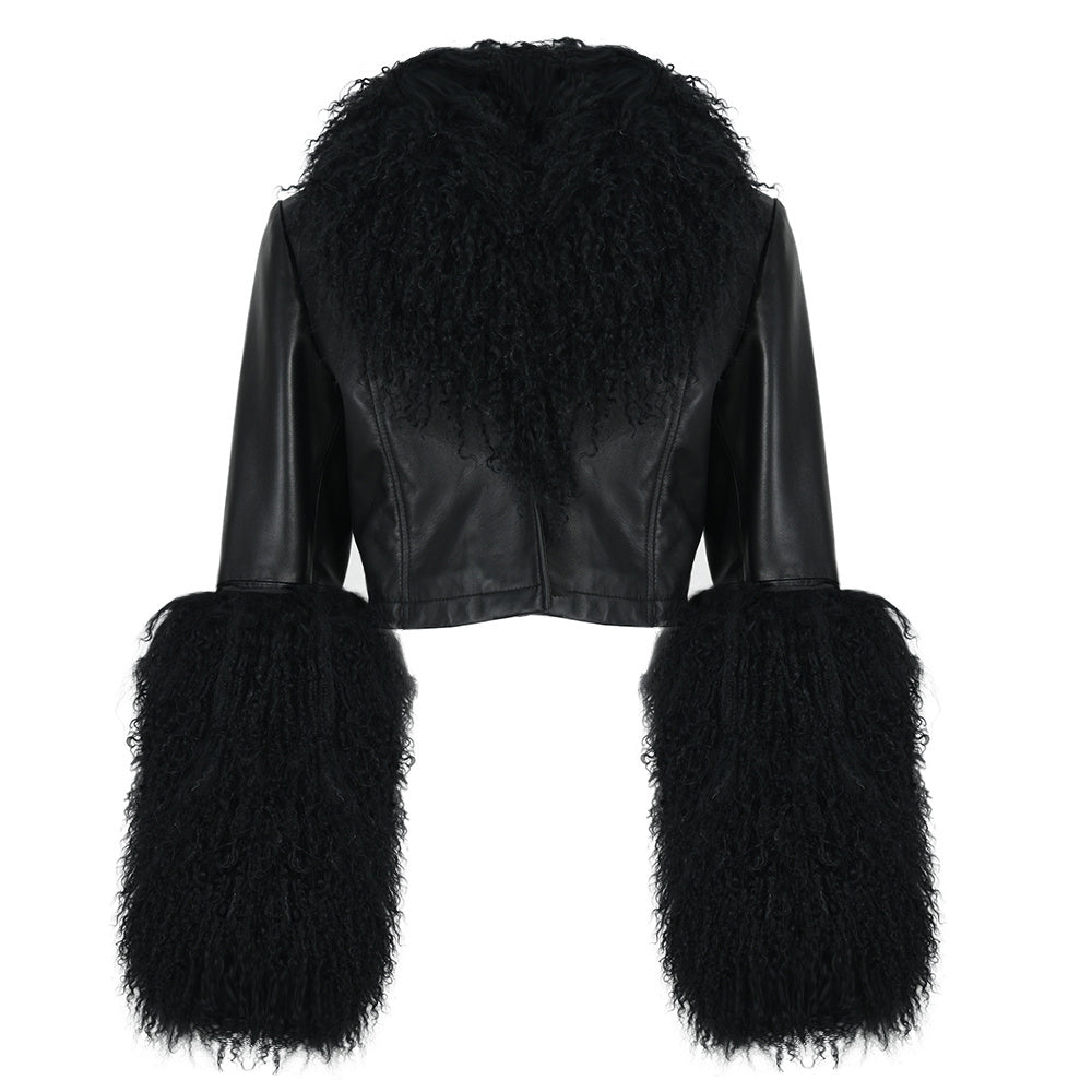 Giacca Giulienne Nera in Mongolia