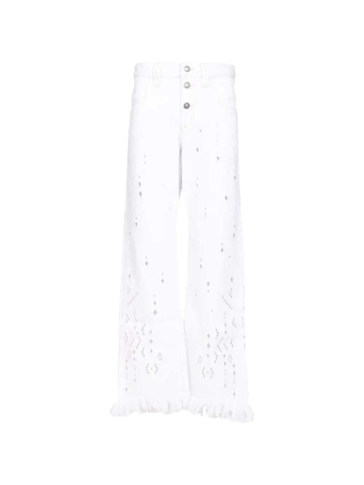 Marant PANTS - Bianco | 1d37a514e22d0fdd62dc7525c8508190f5b38c77