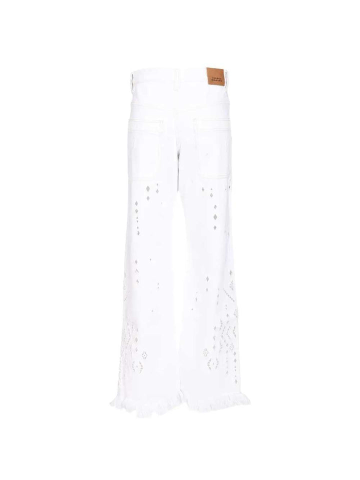 Marant PANTS - Bianco | d9c2e12cc574732151745283d5c29196041a86db