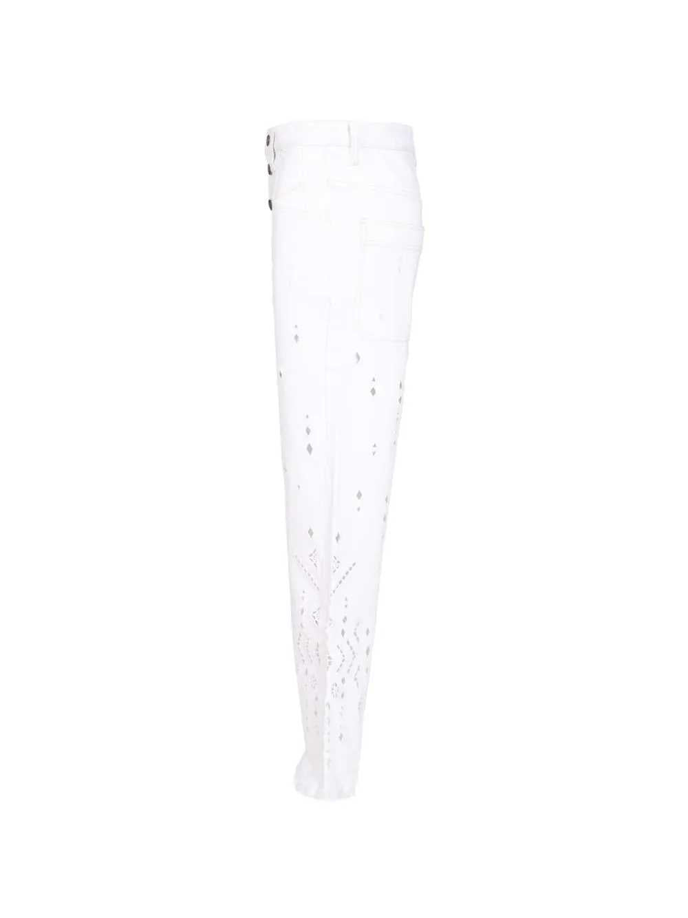 Marant PANTS - Bianco | 4314f275fa07d0fc5131c6f7e985deb926a7a460