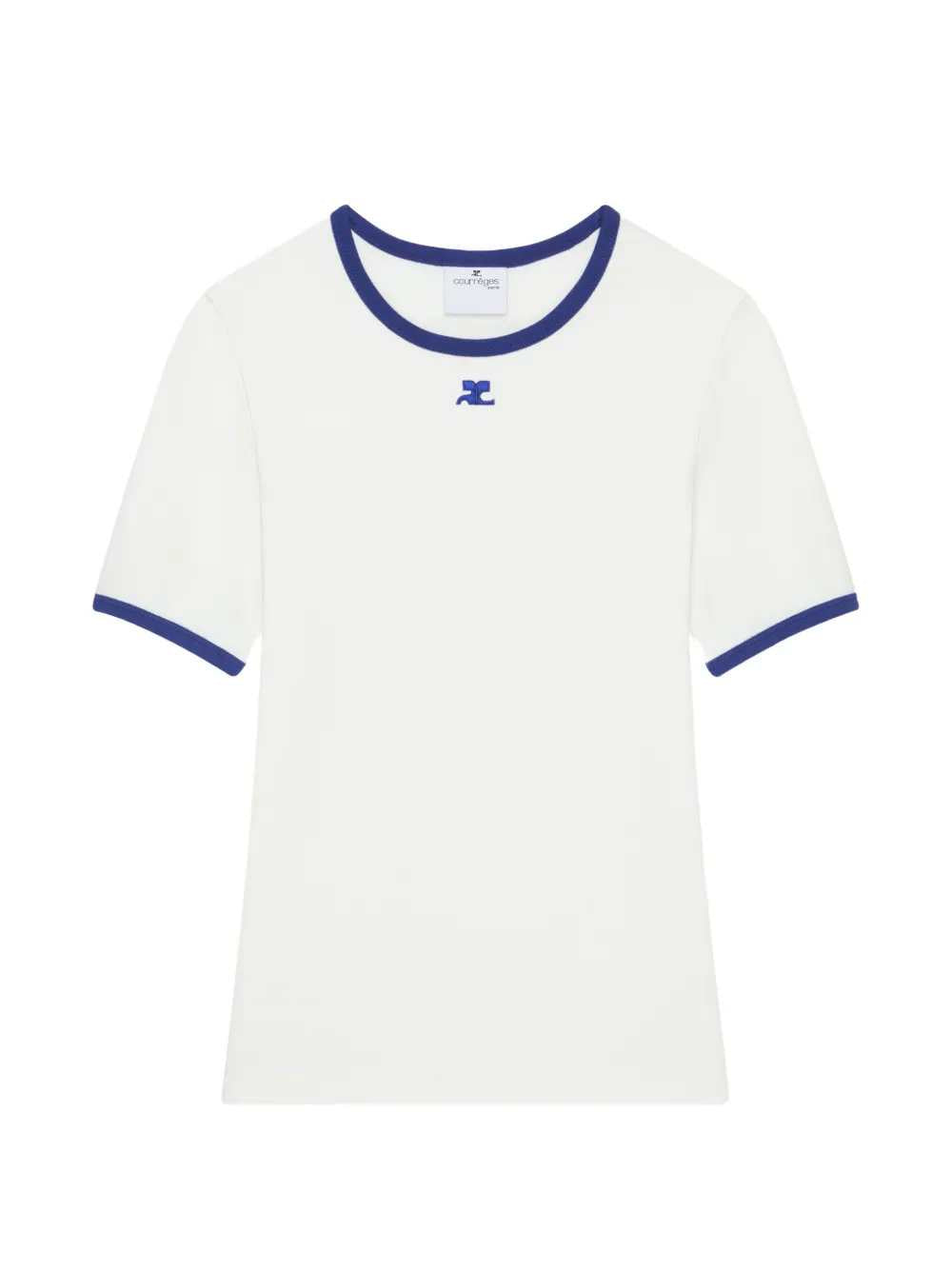 Courreges T-shirts - Bianco | b62ca042fea49352f3471ad4a81a16744fd36446