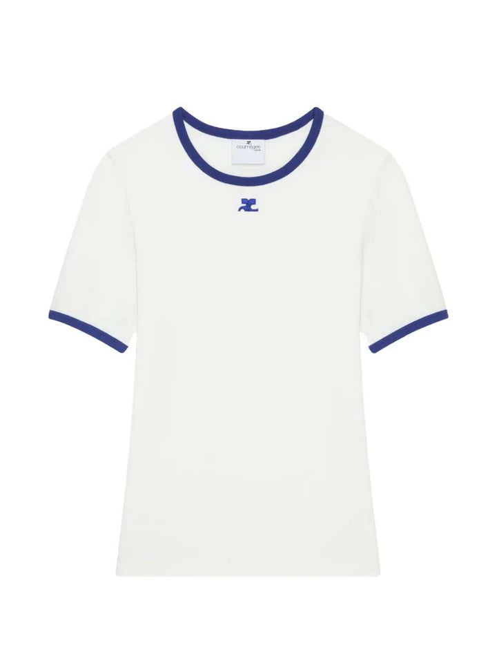 Courreges T-shirts - Bianco | b62ca042fea49352f3471ad4a81a16744fd36446
