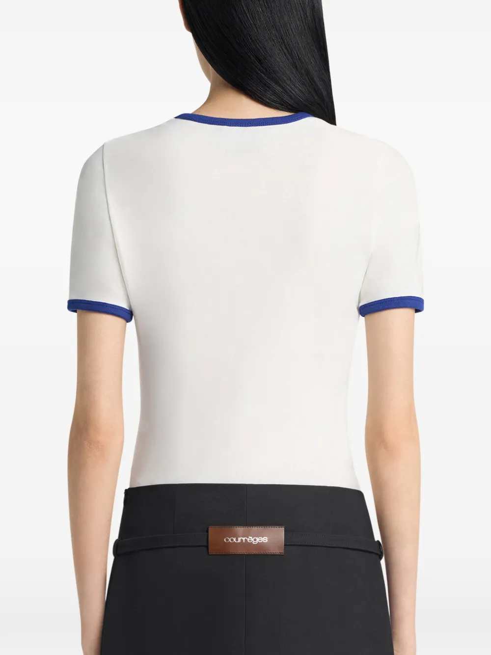 Courreges T-shirts - Bianco | c180c3ef6c0280f6a98e0d918698727a200a2ee5