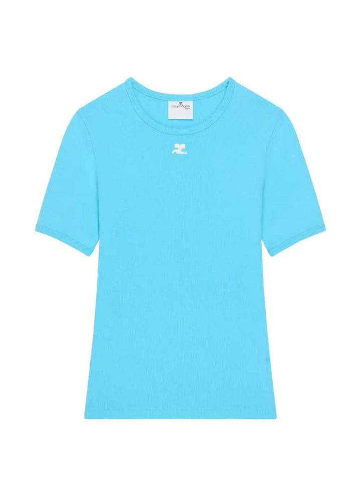 Courreges T-shirts - Blu | 2bb00c6fe6e7ce3bba217d004747d689b138e550