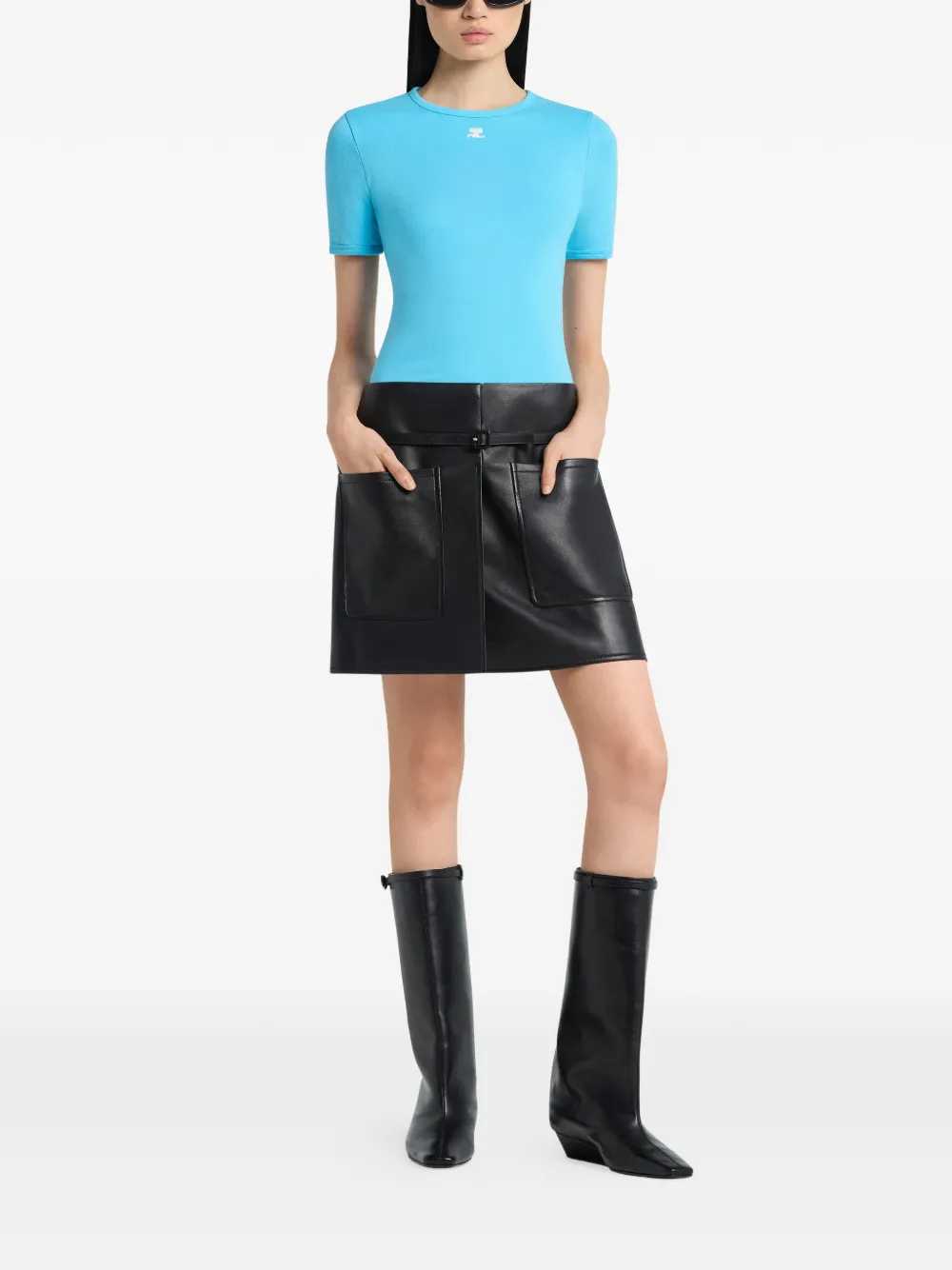 Courreges T-shirts - Blu | cc2c5eab41d07946a7c76f3edc41b6f167f42c52