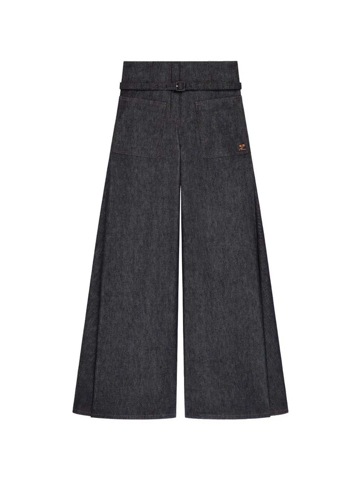 Courreges Wide leg - Blu | 7e0c1c25ba7213f6f6428e21e28d869ba6f7e7ab