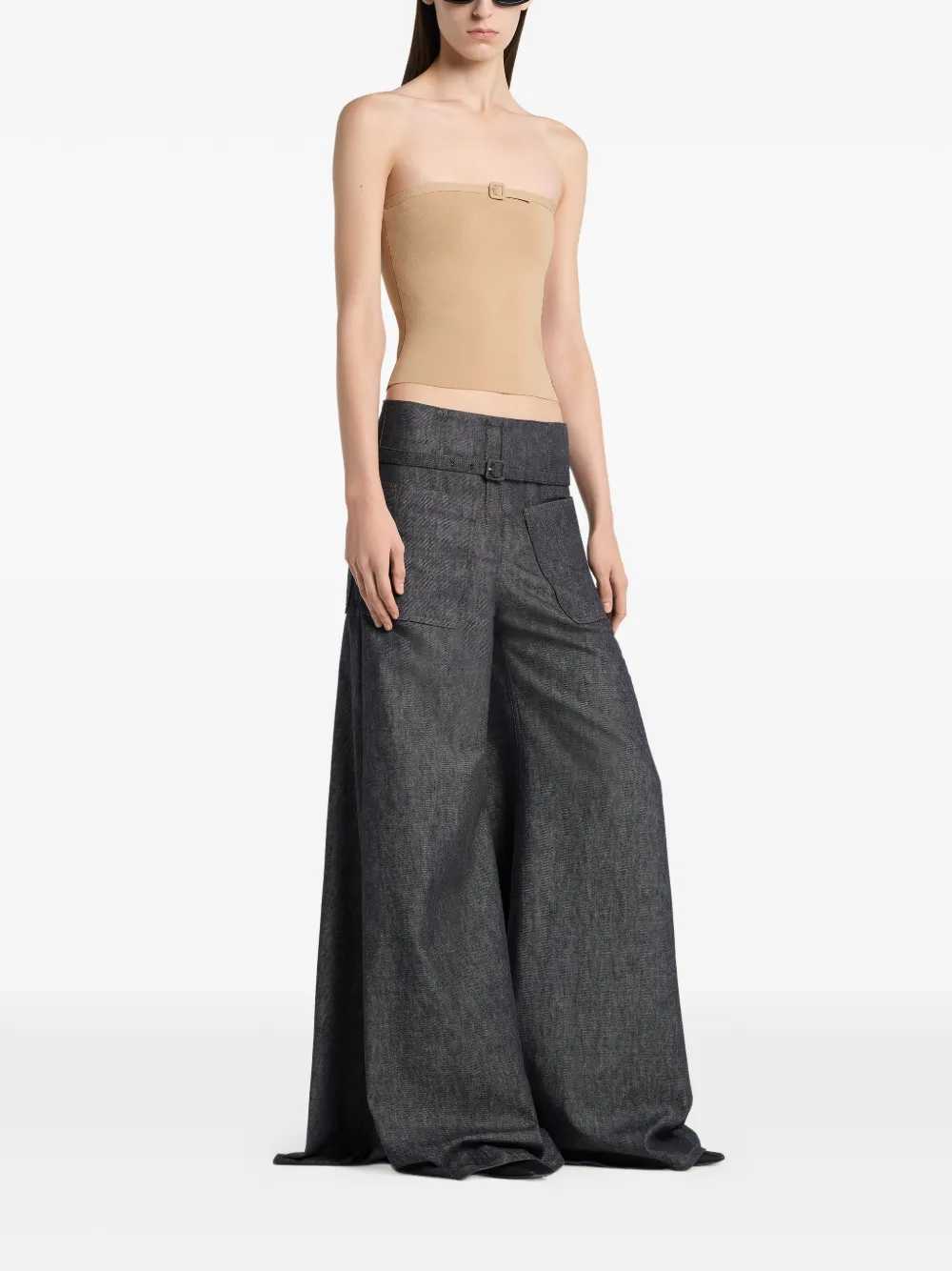 Courreges Wide leg - Blu | 140c1a701e8dca0dc97c2e5822e7e69097cc8ba8