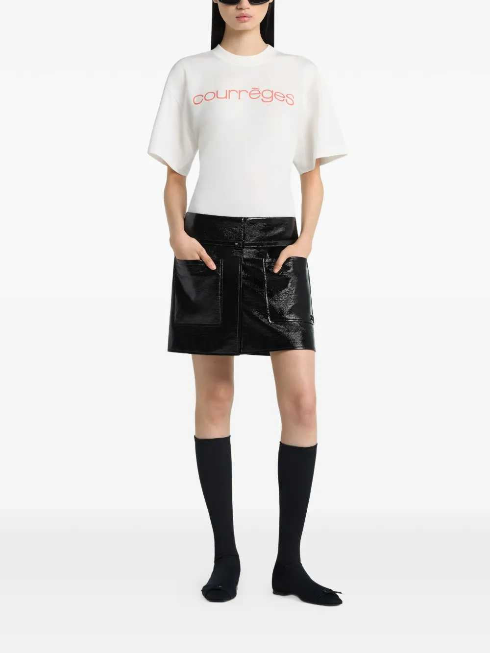 Courreges TSHIRT - Bianco | bbc8cf3b730aecbb9122e628ddec2557f5530dcf