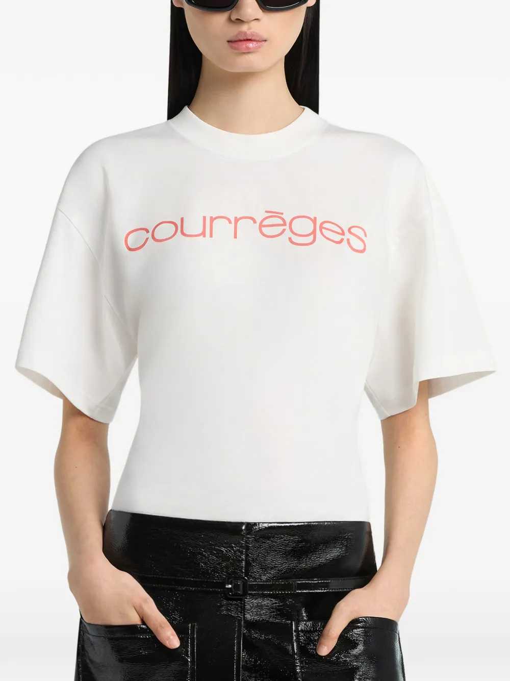 Courreges TSHIRT - Bianco | c84707f98143ce8af84b3cb5cb85027febe1007a