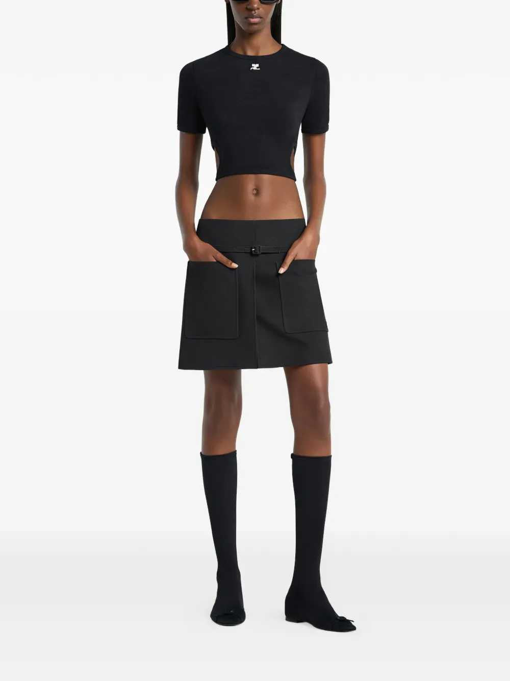 Courreges TSHIRT - Nero | f7aa5ffb2e629ac5ecc5f853592b985364dfa5a9