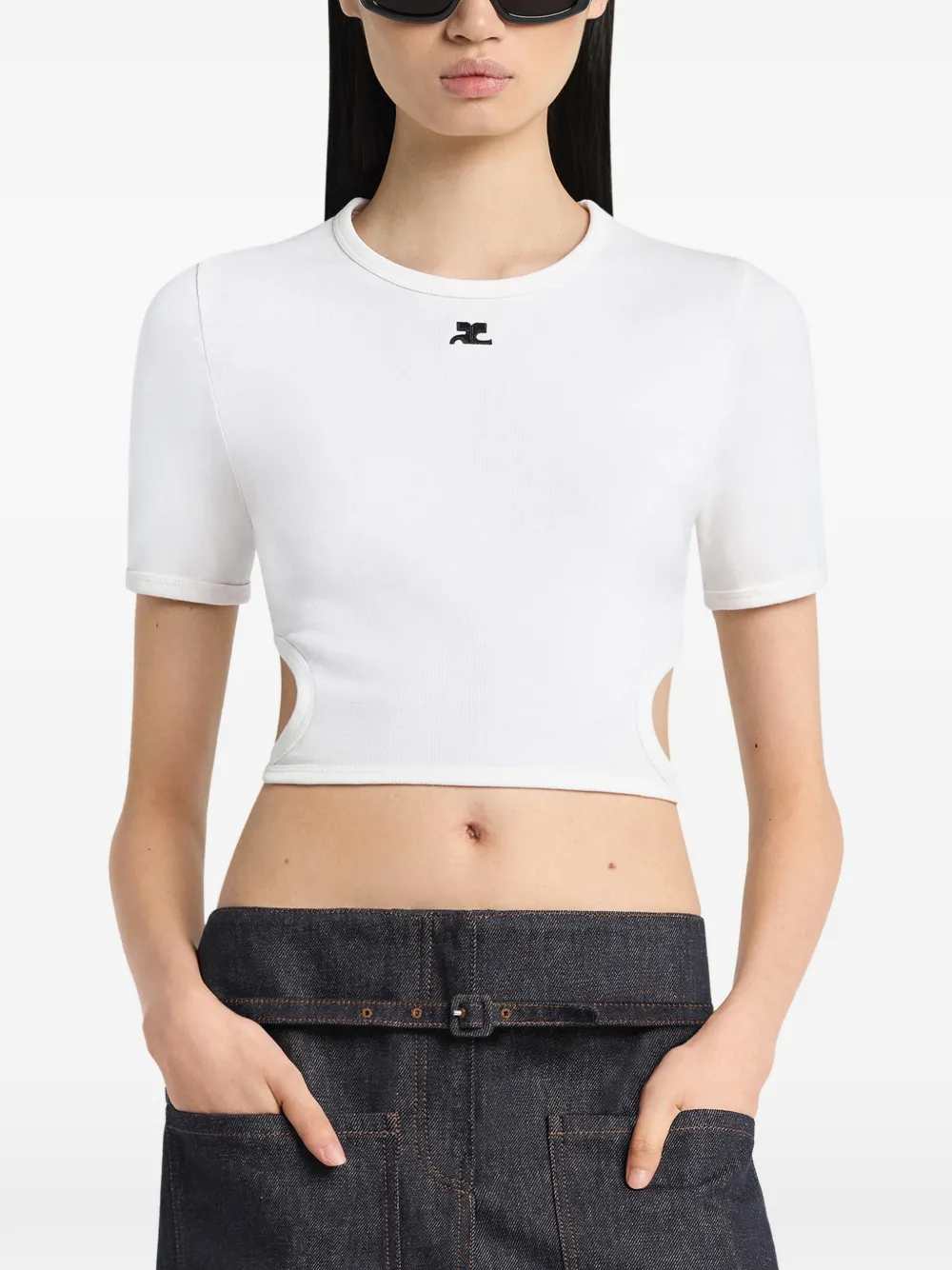 Courreges TSHIRT - Bianco | 49bf06687692f4811e1e76cb72a2e81d9ca79ede