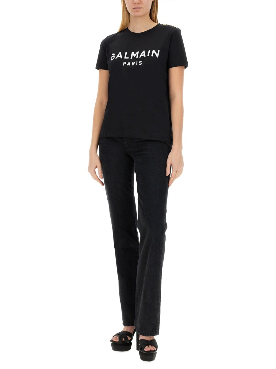 Balmain T shirt - Nero | Wanan Luxury