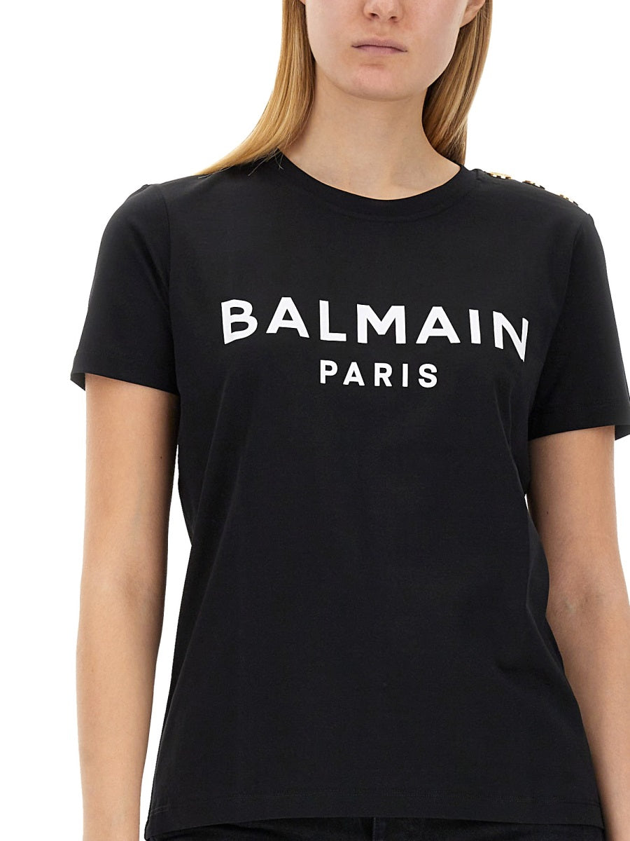 Balmain T shirt - Nero | Wanan Luxury