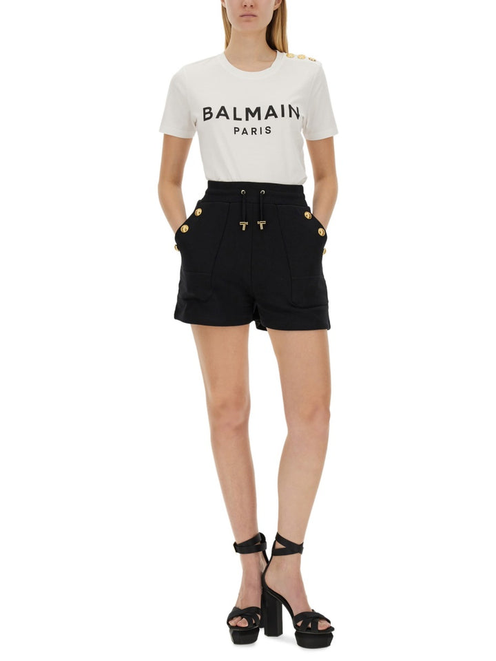 Balmain T shirt - Bianco | Wanan Luxury