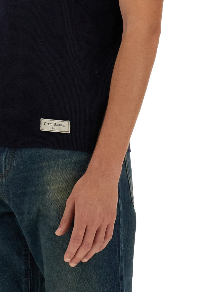 Balmain Polo - Blu | Wanan Luxury