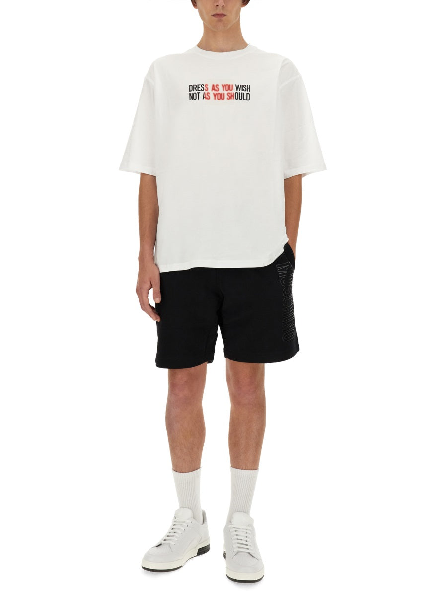 Moschino T shirt - Bianco | Wanan Luxury