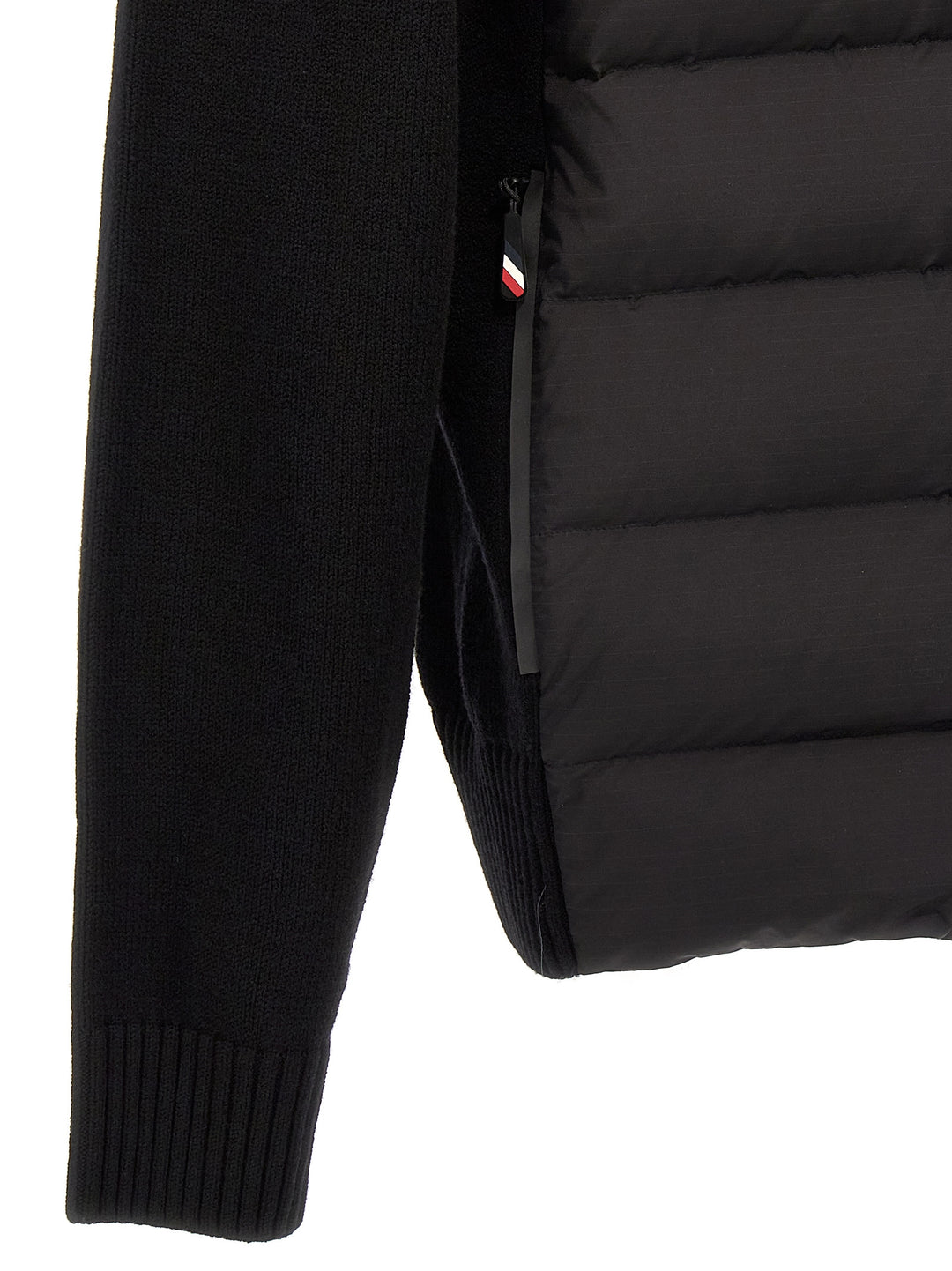 Moncler Grenoble Bimaterial Cardigan Maglioni - Nero | 269c2ab43ebcb693ac31b03198176e5499c15a53